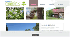 Desktop Screenshot of maininkilehti.fi